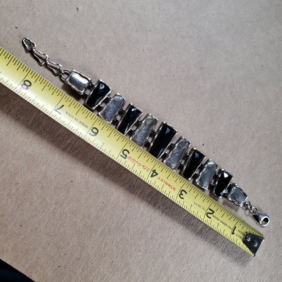 Silpada 925 black onyx bracelet - Picture 7 of 7